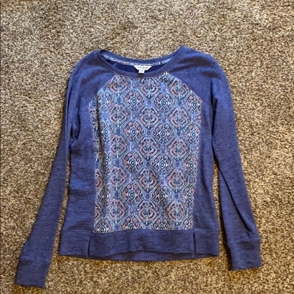 Lucky Brand Patterned Sweatshirt